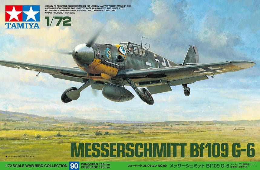 Tamiya 1/72 Messerschmitt Bf109G-6 60790